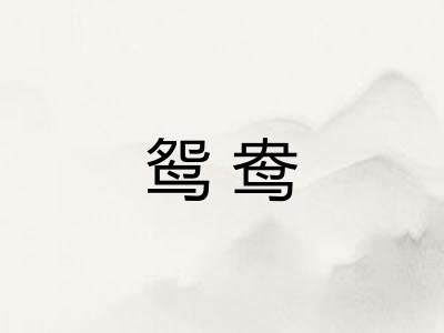 鸳鸯