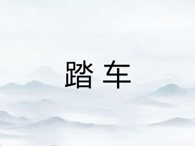 踏车