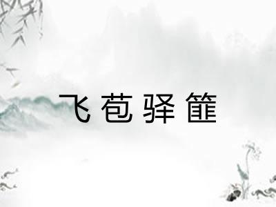 飞苞驿篚