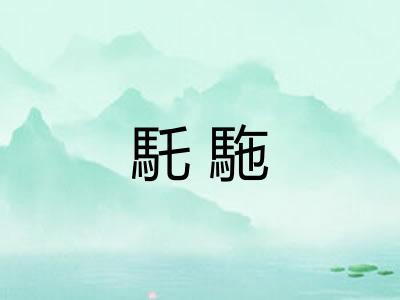 馲駞