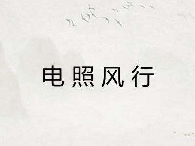 电照风行