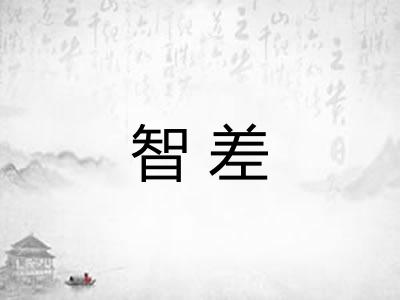 智差