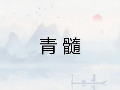 青髓