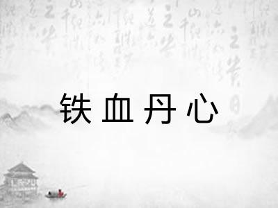 铁血丹心