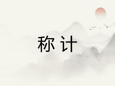 称计