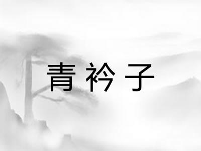 青衿子