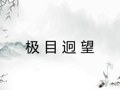 极目迥望