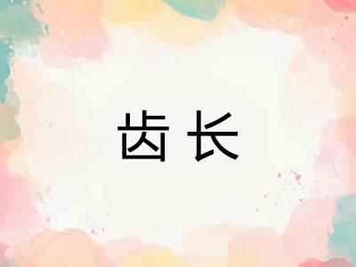 齿长