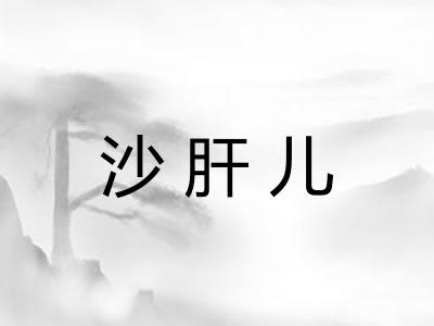 沙肝儿