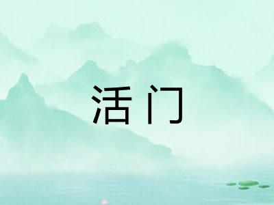 活门