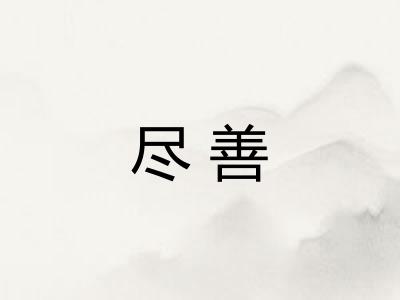 尽善