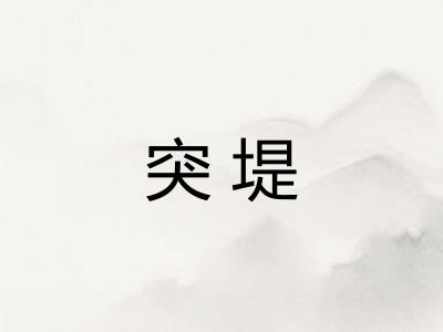 突堤