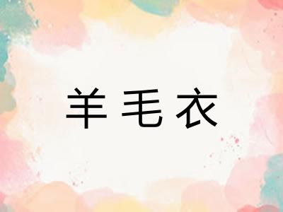 羊毛衣