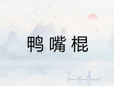 鸭嘴棍