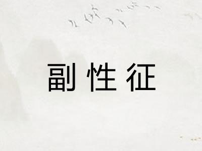 副性征
