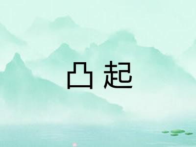 凸起