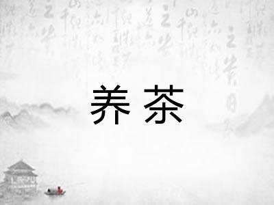 养茶