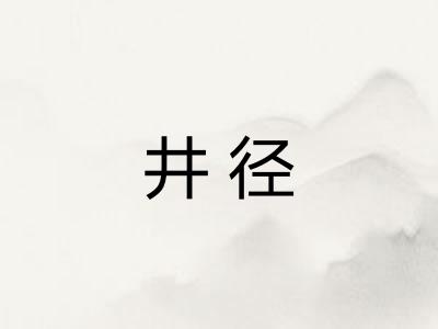 井径