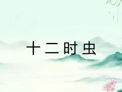 十二时虫