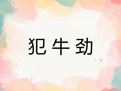 犯牛劲