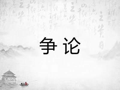 争论