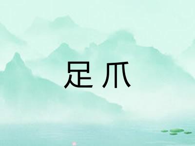 足爪