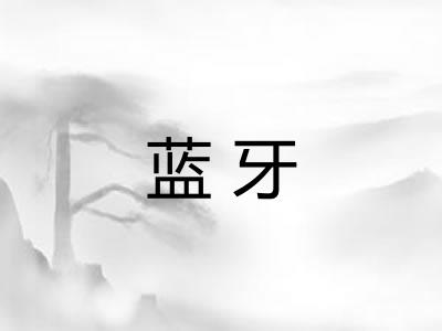 蓝牙