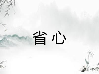 省心