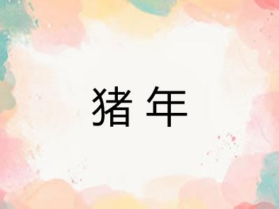 猪年