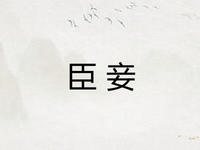 臣妾