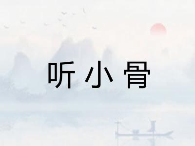 听小骨