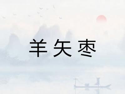 羊矢枣