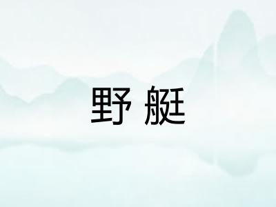 野艇