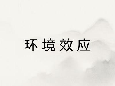 环境效应