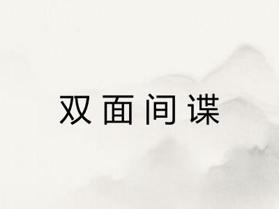 双面间谍