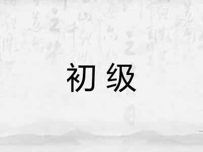 初级