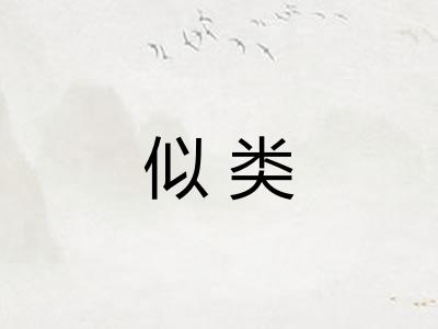 似类