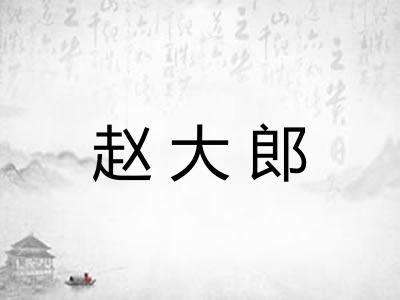 赵大郎