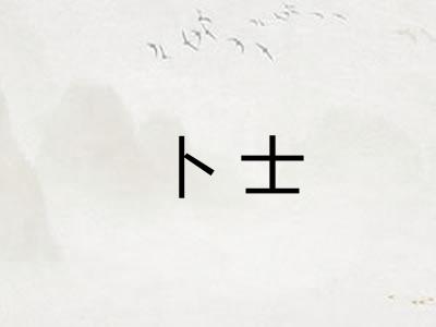 卜士