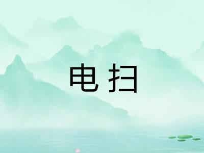 电扫