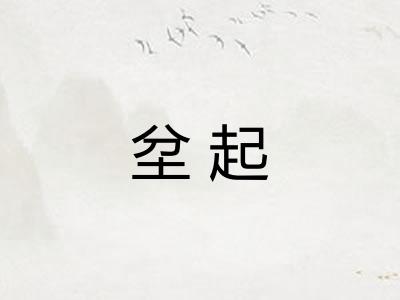 坌起
