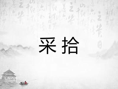采拾