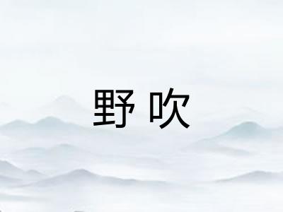 野吹
