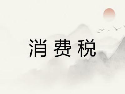 消费税