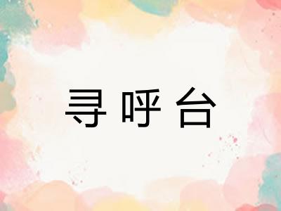 寻呼台