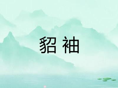 貂袖