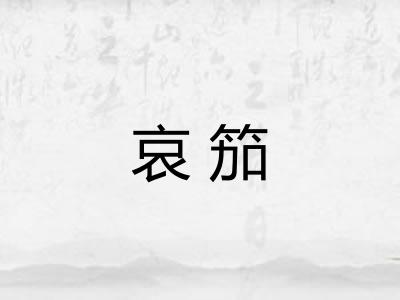 哀笳