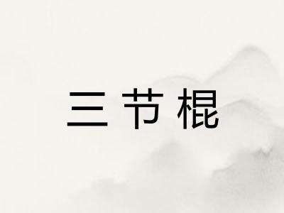 三节棍