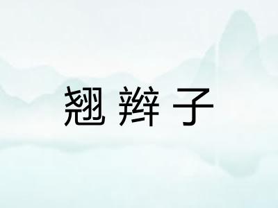 翘辫子