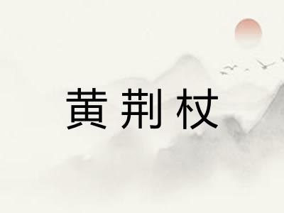黄荆杖